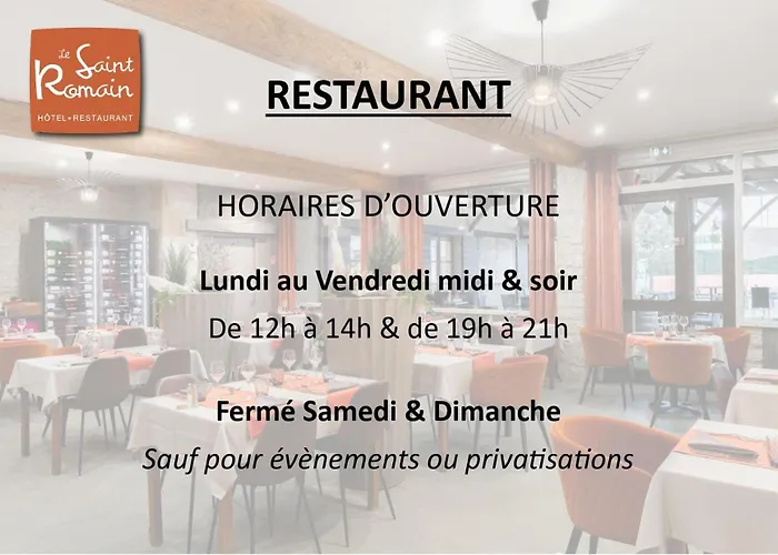 Logis Hotel Restaurant Saint Romain